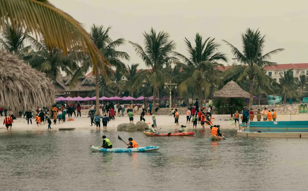 Child trying paddleboarding as an alternative