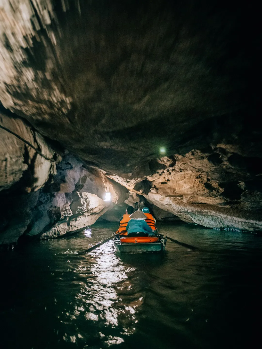 Spring kayaking destination with calm waters and emerging greenery