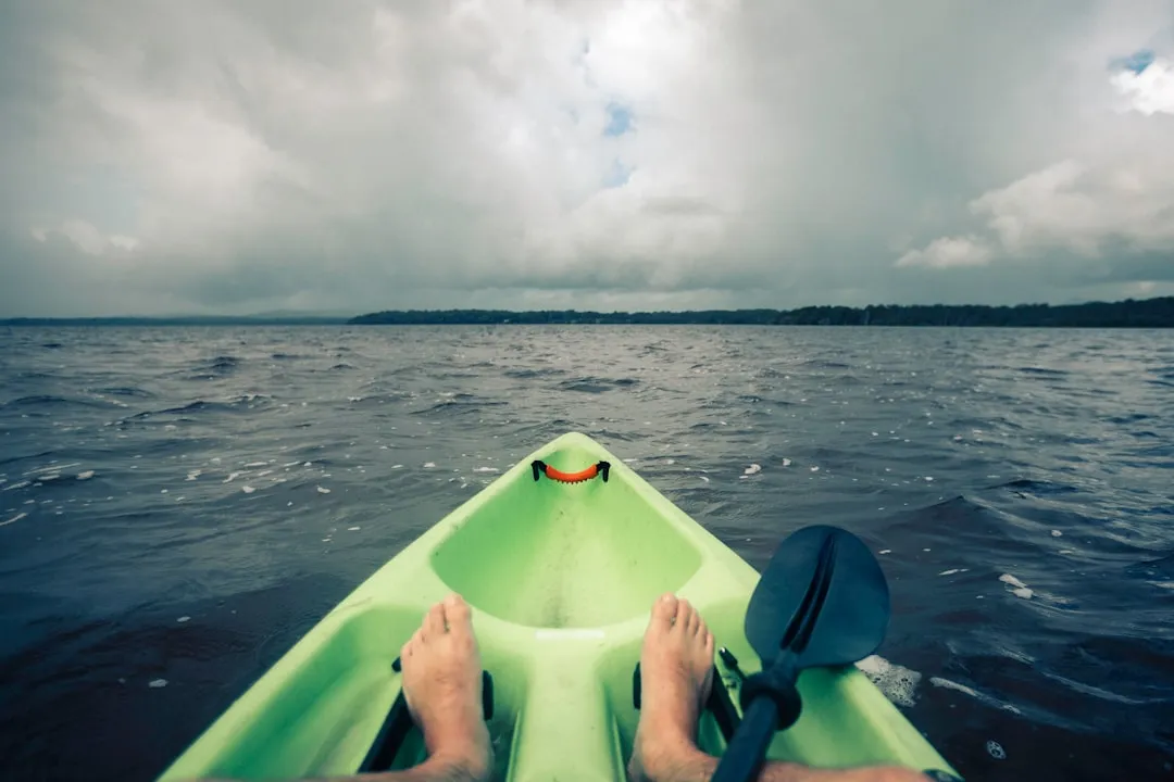 Kayak performance on different water conditions