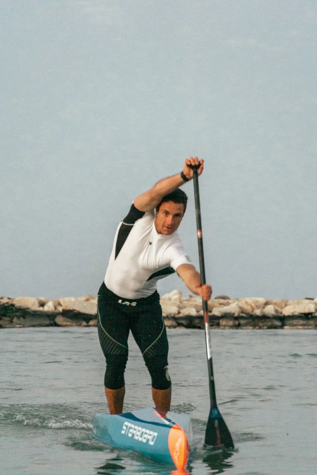 Scenic protected cove ideal for beginner paddleboard sessions